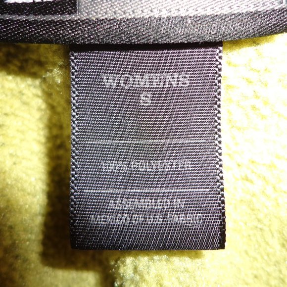 REI Fleece Jacket S 2-Tone Green Mock Collar Zip Closure - Picture 3 of 14